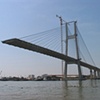 The new Saigon River bridge, a testament to the expansion and development that is occuring exponentially in Vietnam.