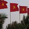 The flags of Vietnam.