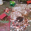 Remnants from a morning market, Saigon.