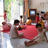 Thien Phuc, an orphanage in Cu Chi, a rural district of Ho Chi Minh City houses 70 children, all of them handicapped.  A few of the children exhibit pathologies associated with Dioxin in the landscape.