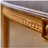 Louis XVI ivory pained and parcel gilt salon chair