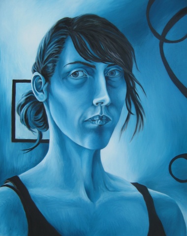 Self Portrait in Blue