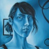 Self Portrait in Blue