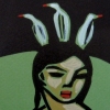 birds on head