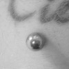Surface piercing (wrist)