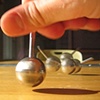 Dreidel in motion