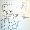 Acrobat on Elephant