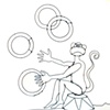 Ring Juggling Monkey