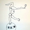 Acrobat On Ball