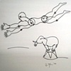 Acrobat Over Elephant