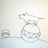 Dog On Ball