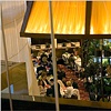 View of Le Cirque from upstairs. The sculptures legs are on the right, the drawings are the little white squares along the wall!