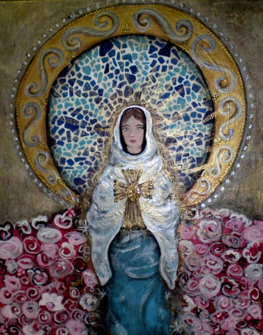 mosaic virgin
