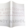 philosophy of andy warhol cover redesign