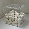 White Cubes in Perspex Box