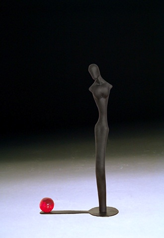 Figure Study with red ball