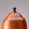 funerary urn - mahogany, ebony