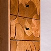 chest on stand - cherry, ebony