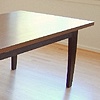 dining table - wenge, ebonized walnut