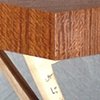 writing desk - figured sapele, maple, ebony
