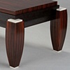 coffee table - ebony,mahogany,holly
