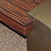 coffee table - ebony, steel
