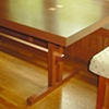 dining table - cherry, copper