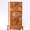 chest on stand - cherry, ebony