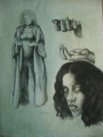 Aixa Olivera - Boceto Mujer