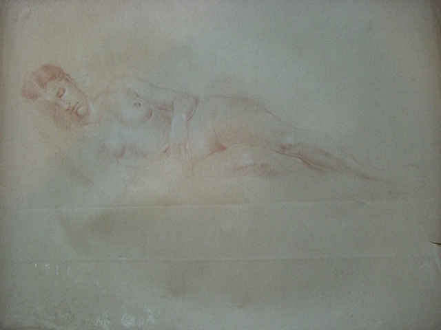 Luis Borrero - Woman in Bed