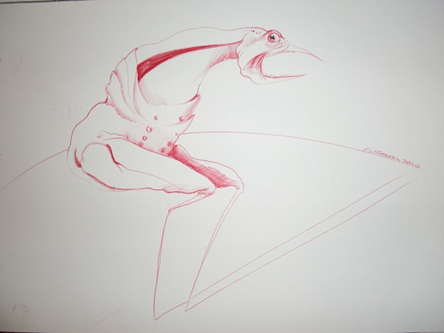 Red Surreal Escape
