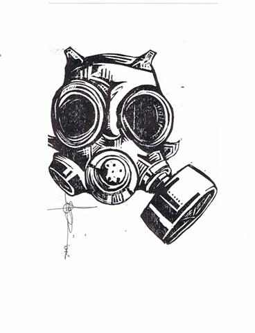 Jose Ortiz - Gas Mask 1