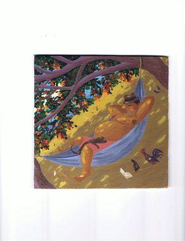 Stanley Coll - Descansando en la Hamaca