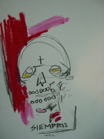 Nelson Figueroa - Calavera con Cruz
