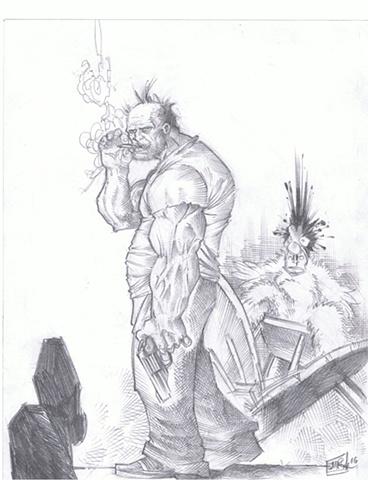 Jose Miguel Rodriguez - Tough Character for Comic