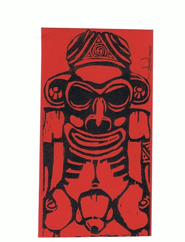 Jose Ortiz - Grabado Taino