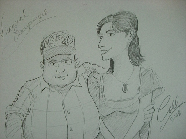 Stanley Coll - Portrait of Rina and Me