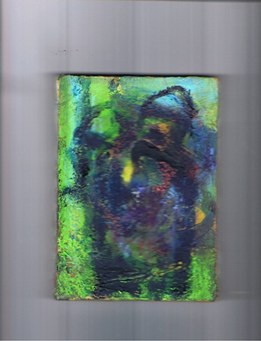 Carlos Santiago - Figuera con Fondo Verde