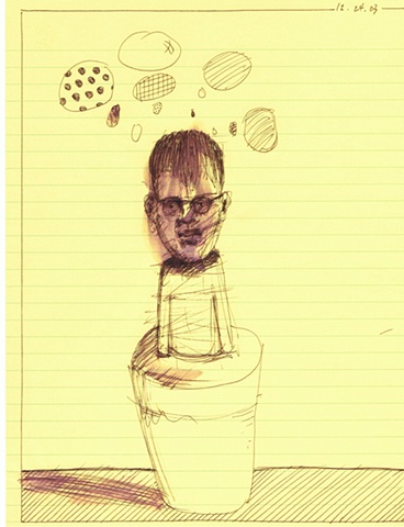 Jose Morales - Man Growing from a Pot