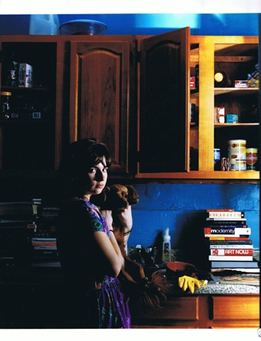Priscila Vazquez - Autoretrato con Perro