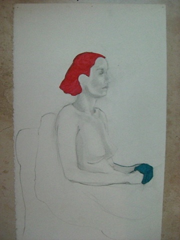 Quintin Rivera - Mujer Sentada