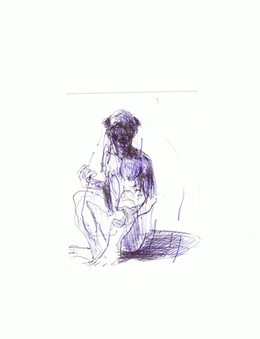 Aby Ruiz - Man Sitting