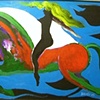 John Balossi - Mujer en Caballo Rojo