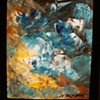 Rafael Tufino - Abstraccion Azul