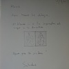 Instruction drawing for Picasso drawing