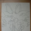 Boceto Portada Coyote y Bugs Bunny