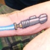 Lightsaber fingers 