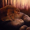 raccoon (detail)