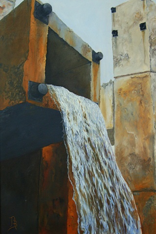  Print, Original Oil Print, water, San Francisco