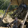 Bringing the Down Up Under From Above and Collecting Down